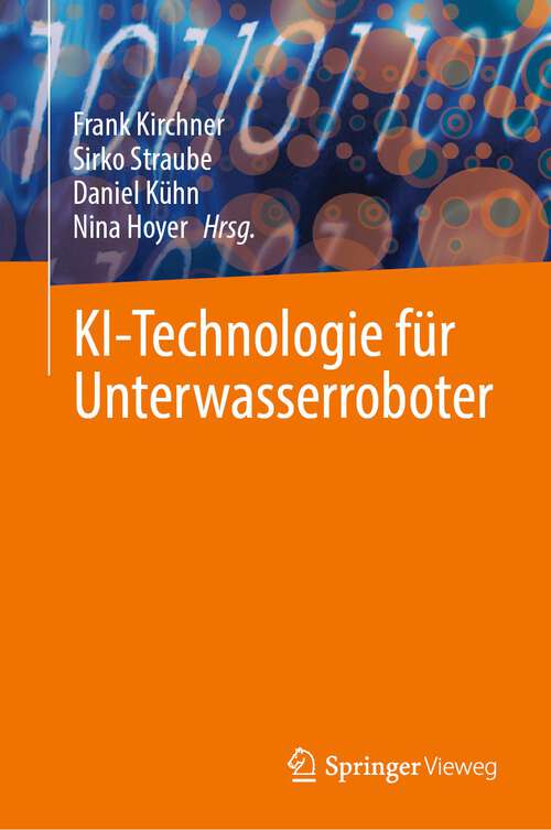 Book cover of KI-Technologie für Unterwasserroboter (1. Aufl. 2023)