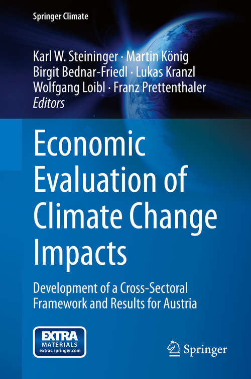 Book cover of Economic Evaluation of Climate Change Impacts