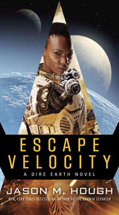 Book cover of Escape Velocity: A Dire Earth Novel