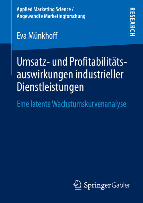 Book cover of Umsatz- und Profitabilitätsauswirkungen industrieller Dienstleistungen