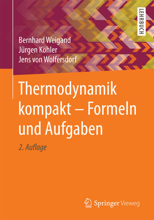 Book cover of Thermodynamik kompakt - Formeln und Aufgaben
