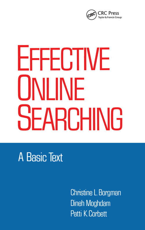 Book cover of Effective Online Searching: A Basic Text