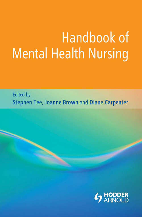 Book cover of Handbook of Mental Health Nursing