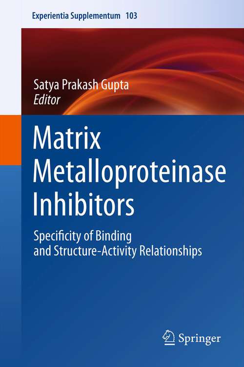 Book cover of Matrix Metalloproteinase Inhibitors