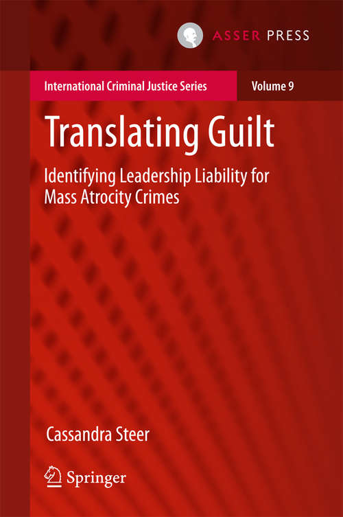 Book cover of Translating Guilt