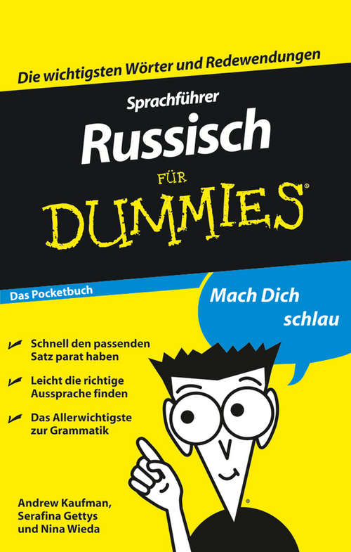 Book cover of Sprachführer Russisch für Dummies Das Pocketbuch (Für Dummies)