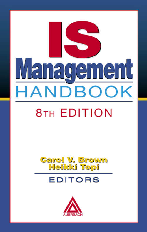 Book cover of IS Management Handbook (8)