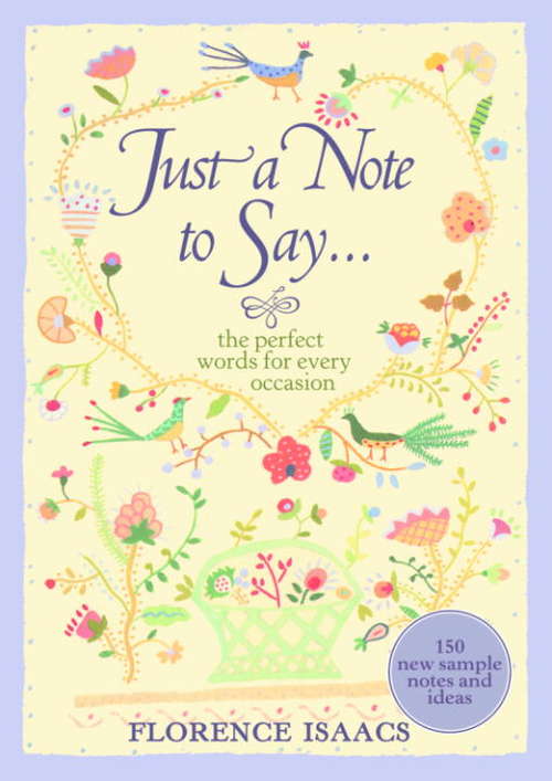 Book cover of Just a Note to Say . . .