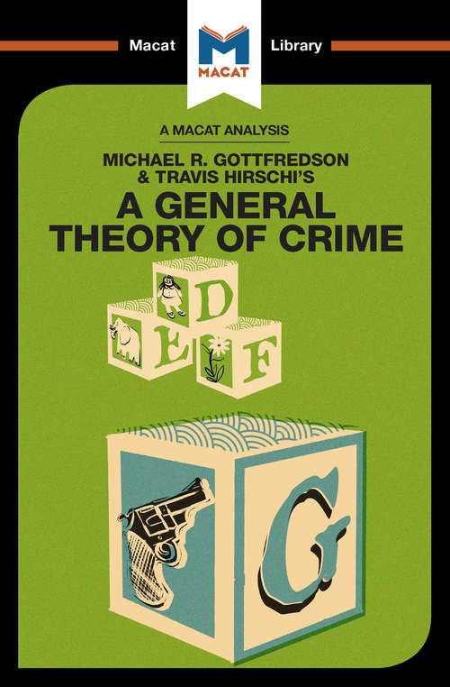 Book cover of A General Theory of Crime