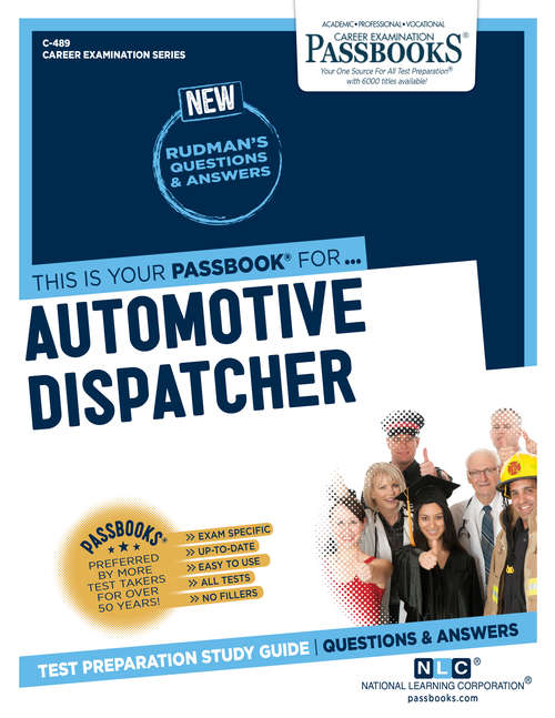 Book cover of Automotive Dispatcher: Passbooks Study Guide (Career Examination Series)