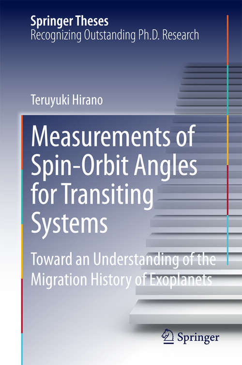 Book cover of Measurements of Spin-Orbit Angles for Transiting Systems