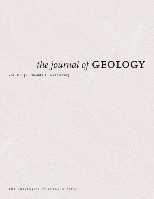 Book cover of The Journal of Geology, volume 131 number 2 (March 2023)