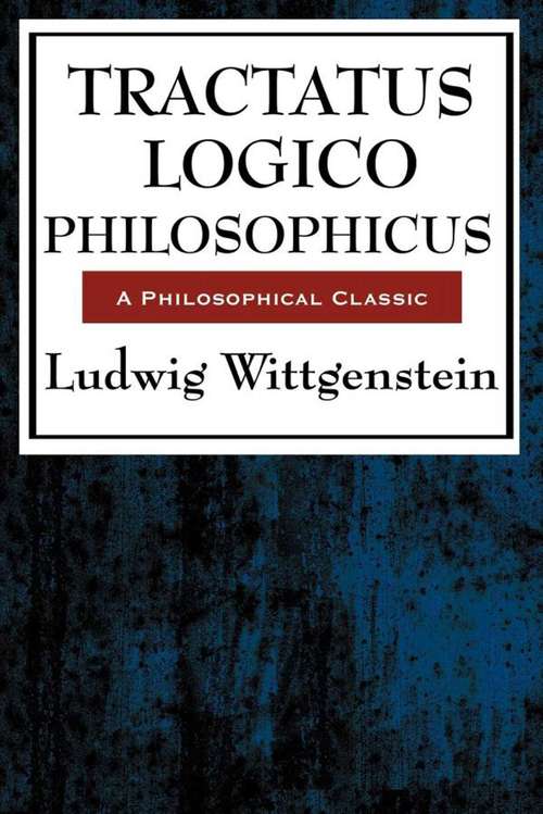 Book cover of Tractatus Logico Philosophicus