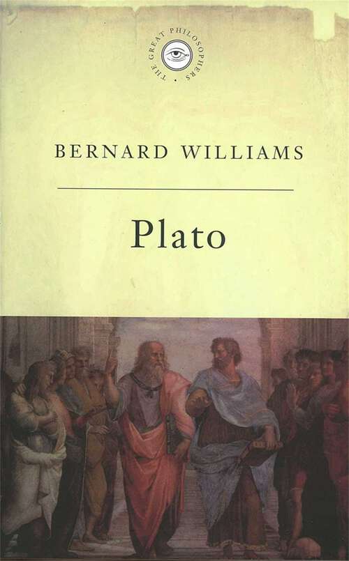 Book cover of The Great Philosophers: Plato (GREAT PHILOSOPHERS)