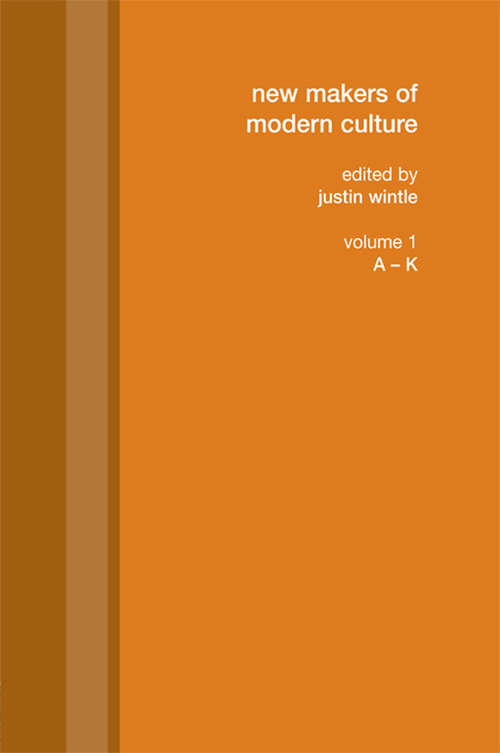 Book cover of New Makers of Modern Culture