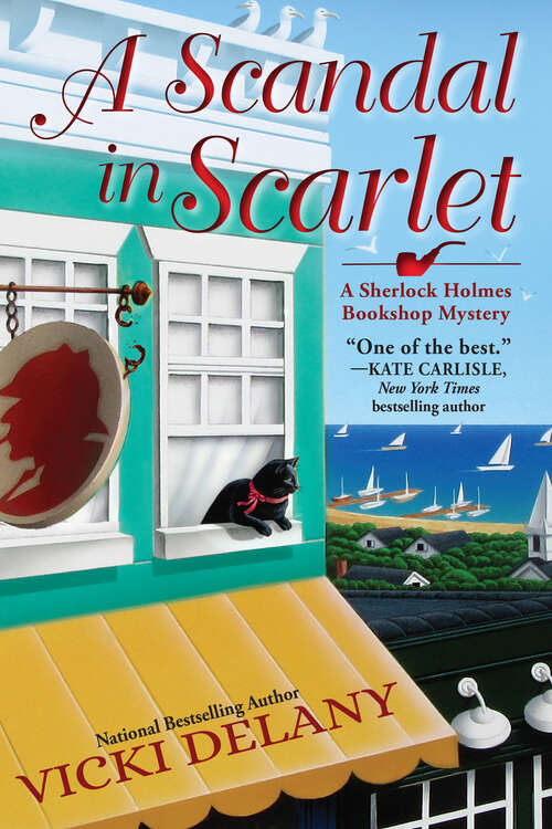 Book cover of A Scandal in Scarlet: A Sherlock Holmes Bookshop Mystery (A Sherlock Holmes Bookshop Mystery #4)