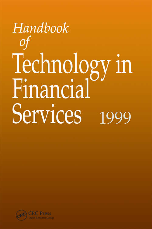 Book cover of Handbook of Technology in Financial Services (1)