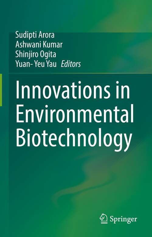 Book cover of Innovations in Environmental Biotechnology (1st ed. 2022)