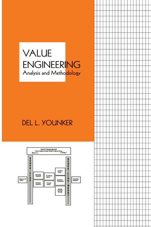 Book cover of Value Engineering: Analysis And Methodology