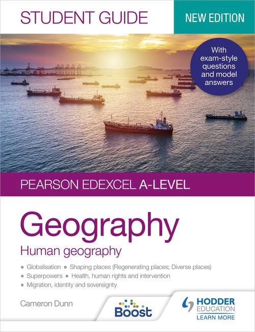 Book cover of Pearson Edexcel A-level Geography Student Guide 2: Human Geography