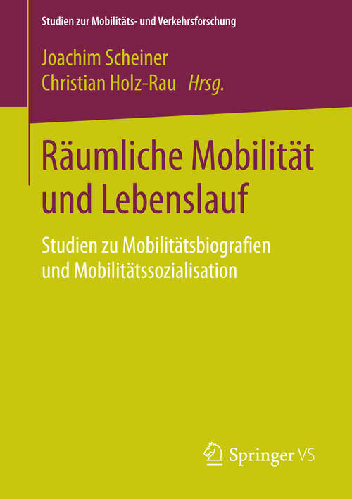 Book cover of Räumliche Mobilität und Lebenslauf