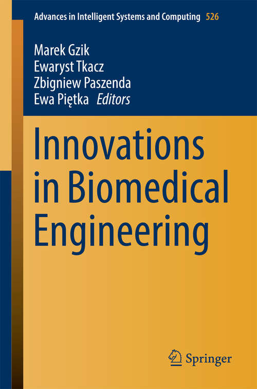 Book cover of Innovations in Biomedical Engineering