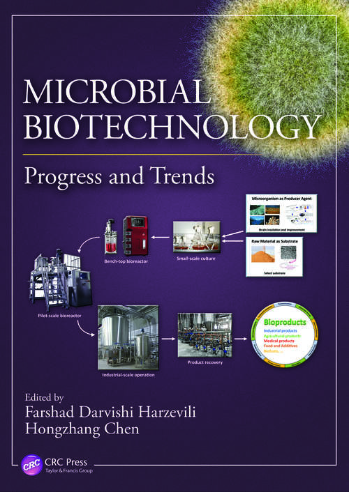 Book cover of Microbial Biotechnology: Progress and Trends