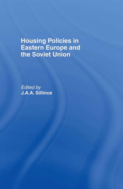 Book cover of Housing Policies in Eastern Europe and the Soviet Union