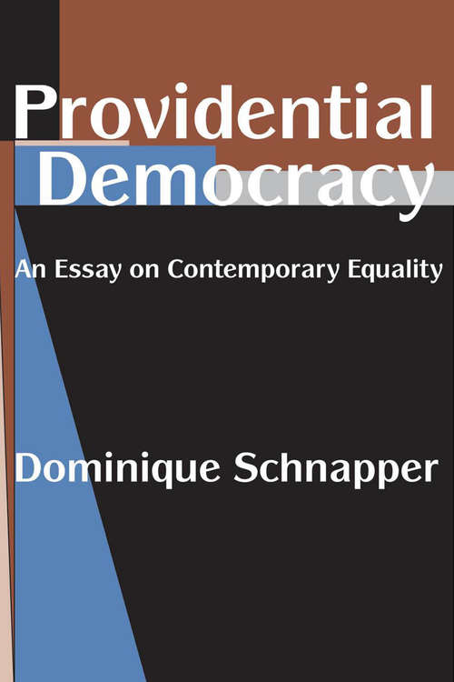 Book cover of Providential Democracy: An Essay on Contemporary Equality