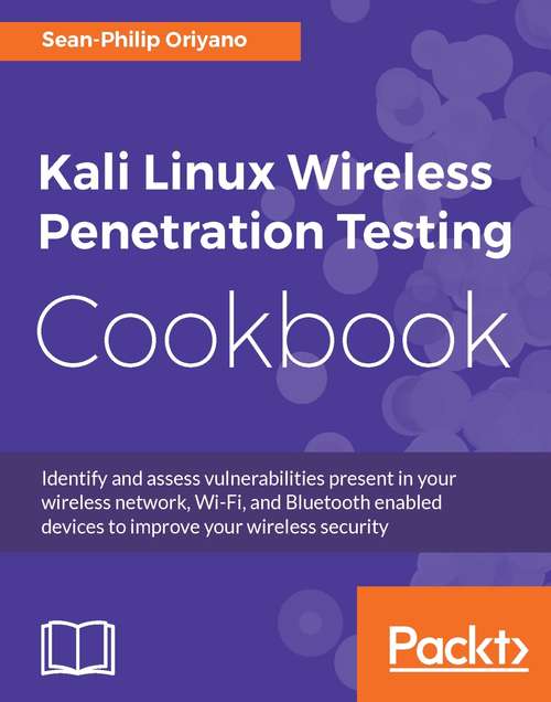 Book cover of Kali Linux Wireless Penetration Testing Cookbook