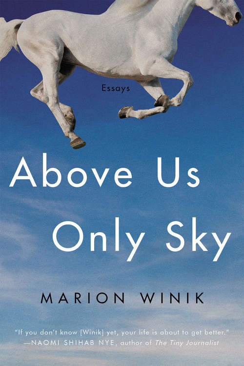 Book cover of Above Us Only Sky: Essays