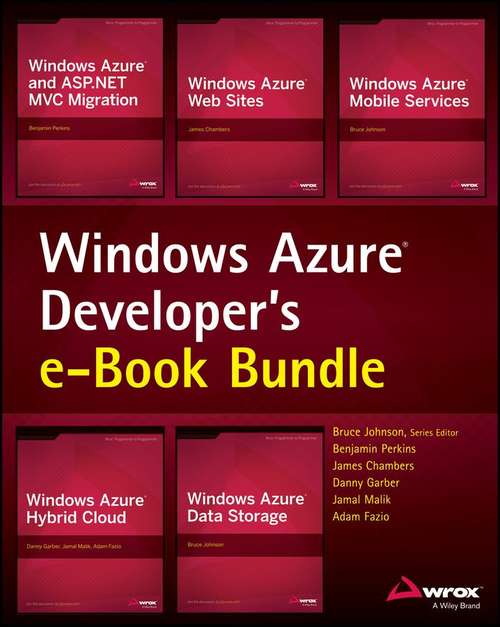 Cover image of Windows Azure Developer's e-Book Bundle