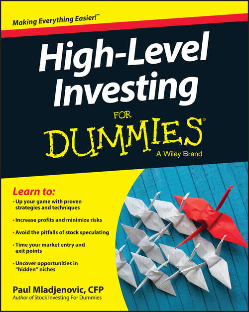 Book cover of High Level Investing For Dummies