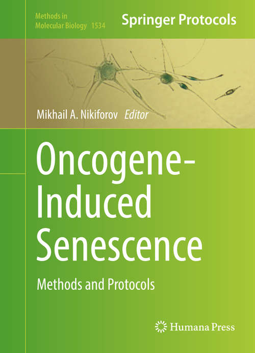 Book cover of Oncogene-Induced Senescence