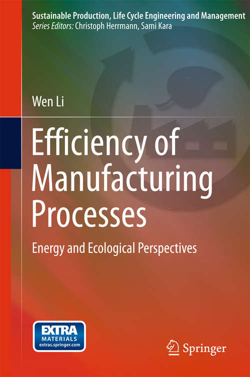 Book cover of Efficiency of Manufacturing Processes