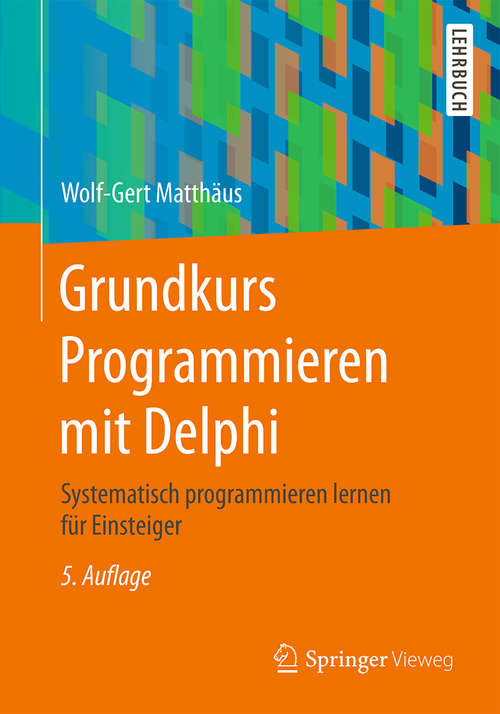 Book cover of Grundkurs Programmieren mit Delphi