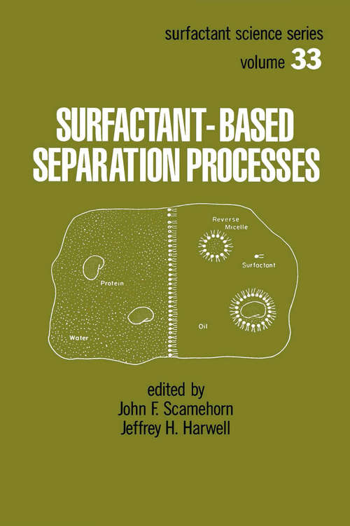 Book cover of Surfactant - Based Separation Processes