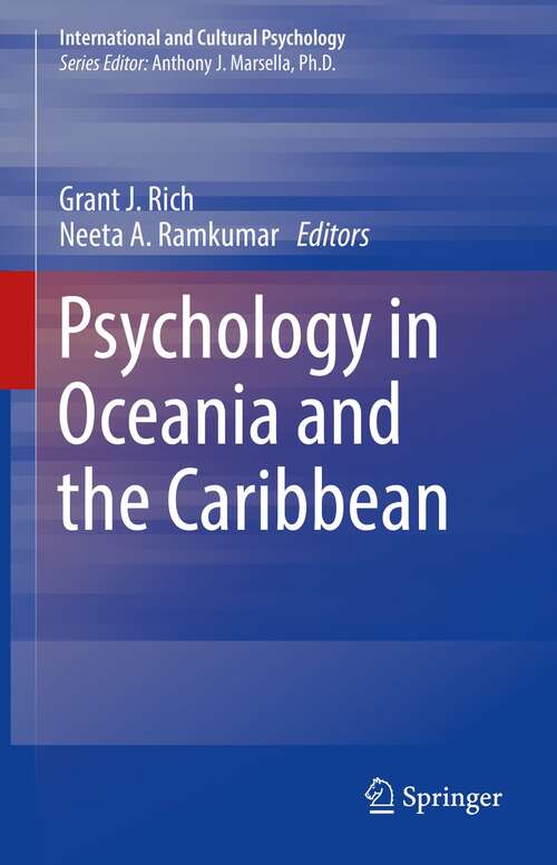 Book cover of Psychology in Oceania and the Caribbean (1st ed. 2022) (International and Cultural Psychology)