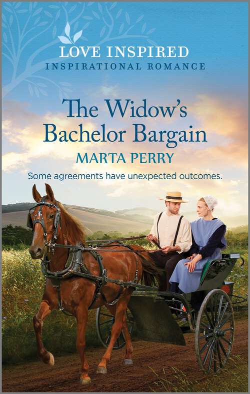 Book cover of The Widow's Bachelor Bargain: An Uplifting Inspirational Romance (Original) (Brides of Lost Creek #7)