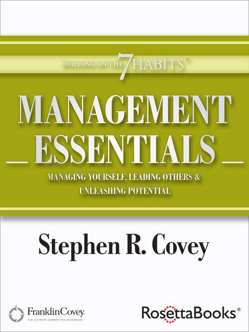 Book cover of Management Essentials