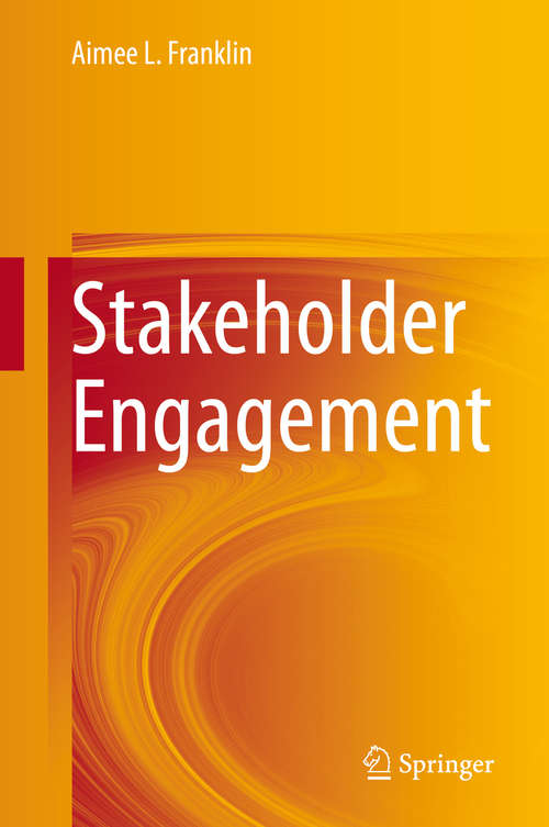 Book cover of Stakeholder Engagement (1st ed. 2020)