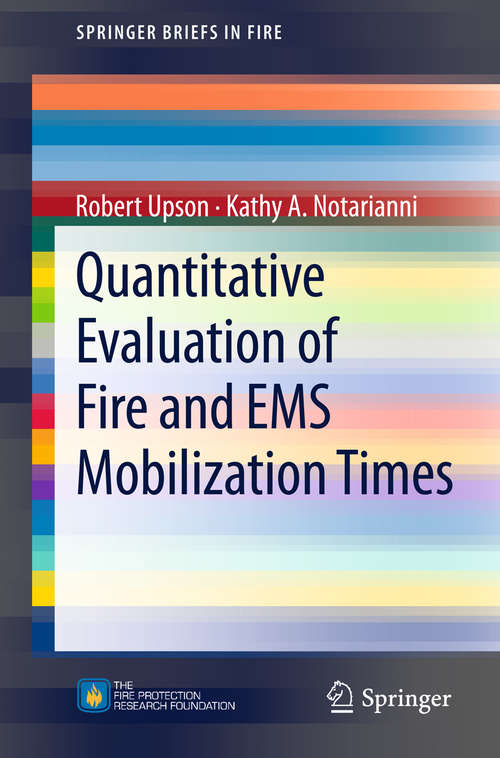 Book cover of Quantitative Evaluation of Fire and EMS Mobilization Times