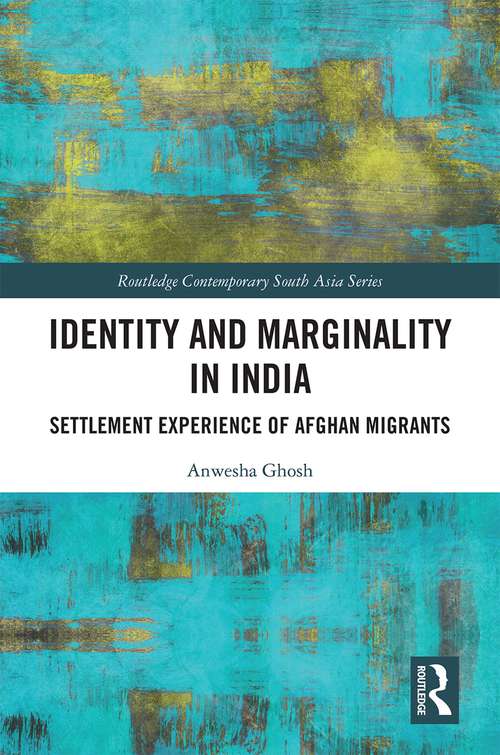 Book cover of Identity and Marginality in India: Settlement Experience of Afghan Migrants (Routledge Contemporary South Asia Series)