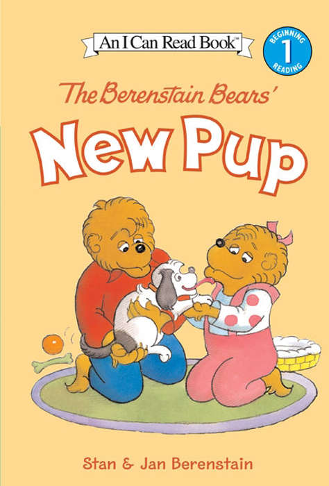 Book cover of The Berenstain Bears' New Pup (I Can Read Level 1)