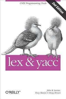 Book cover of lex & yacc, 2nd Edition