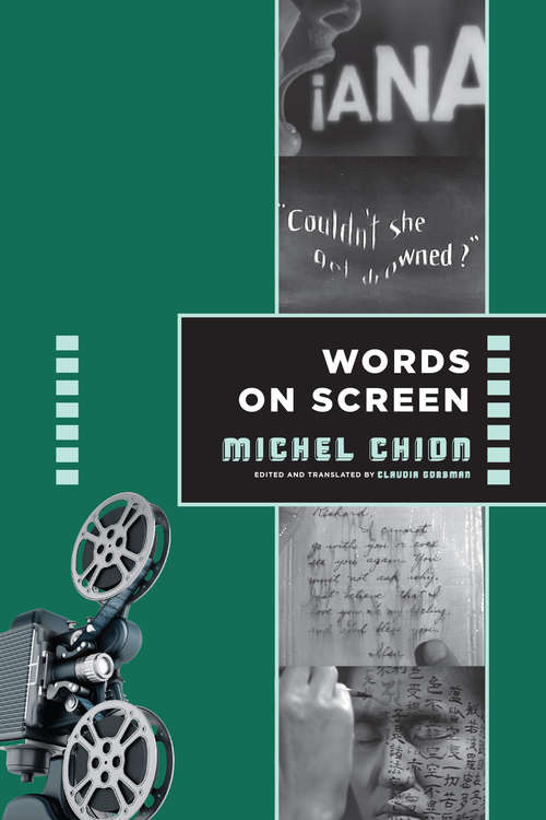 Book cover of Words on Screen (Film and Culture Series)