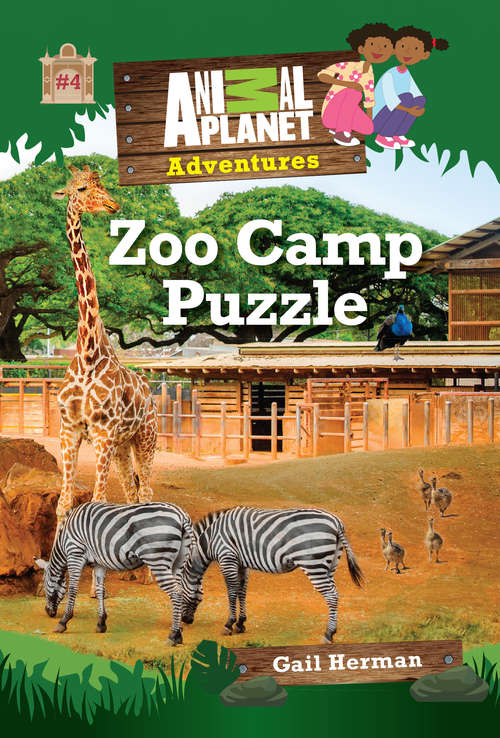 Book cover of Zoo Camp Puzzle (Animal Planet Adventures Chapter Books #4)