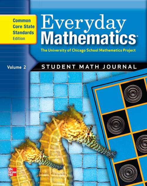 Book cover of Everyday Mathematics®, Grade 2, Student Math Journal, Volume 2