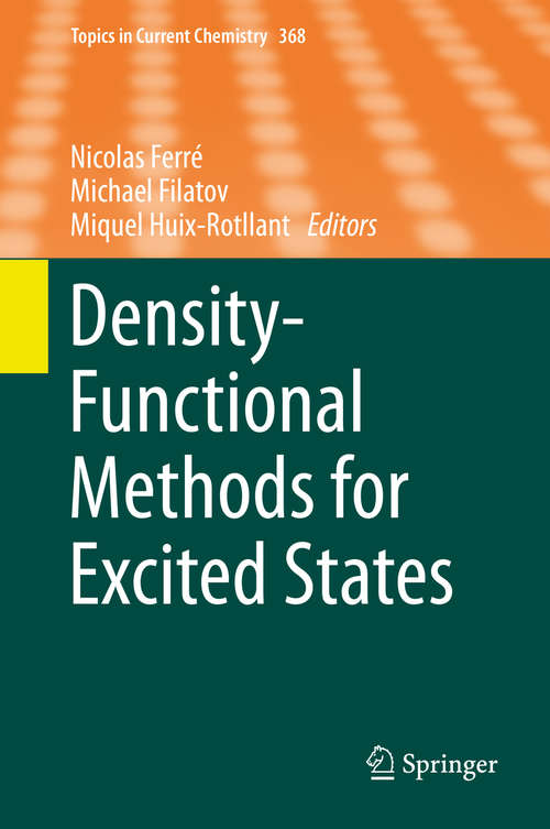 Book cover of Density-Functional Methods for Excited States