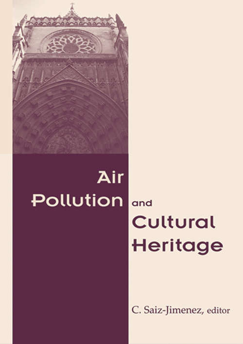 Book cover of Air Pollution and Cultural Heritage